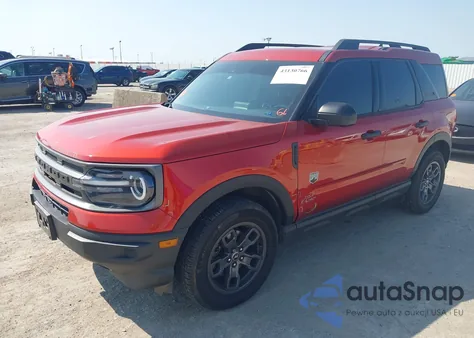 2022 Ford Bronco Sport Big Bend из США, поврежденный, VIN 3FMCR9B66NRD36408